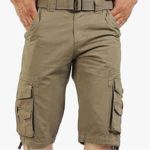 Men's Tan Cargo Shorts